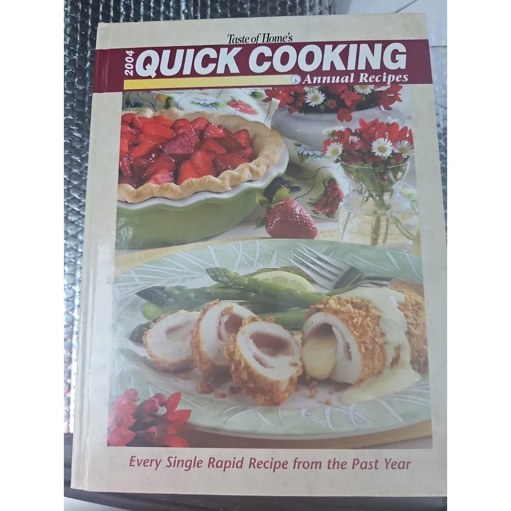 Taste Of Home's Quick Cooking Annual Recipes - Set Of 8- 1999- 2008 Hard Cover